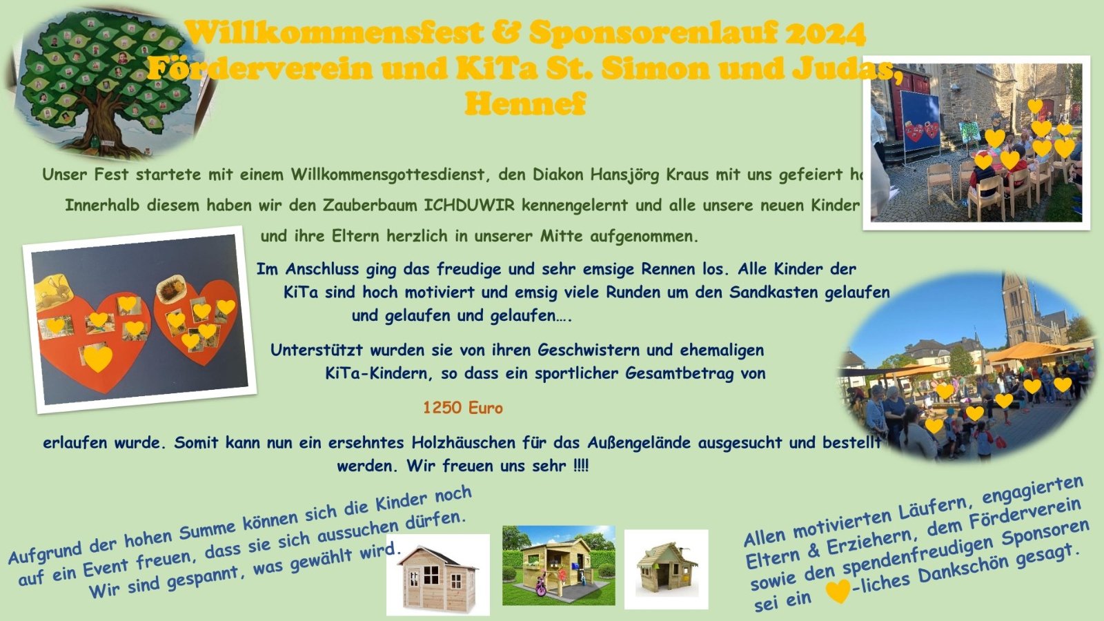 Öffentlichkeit Willkommensfest & Sponsorenlauf 2024